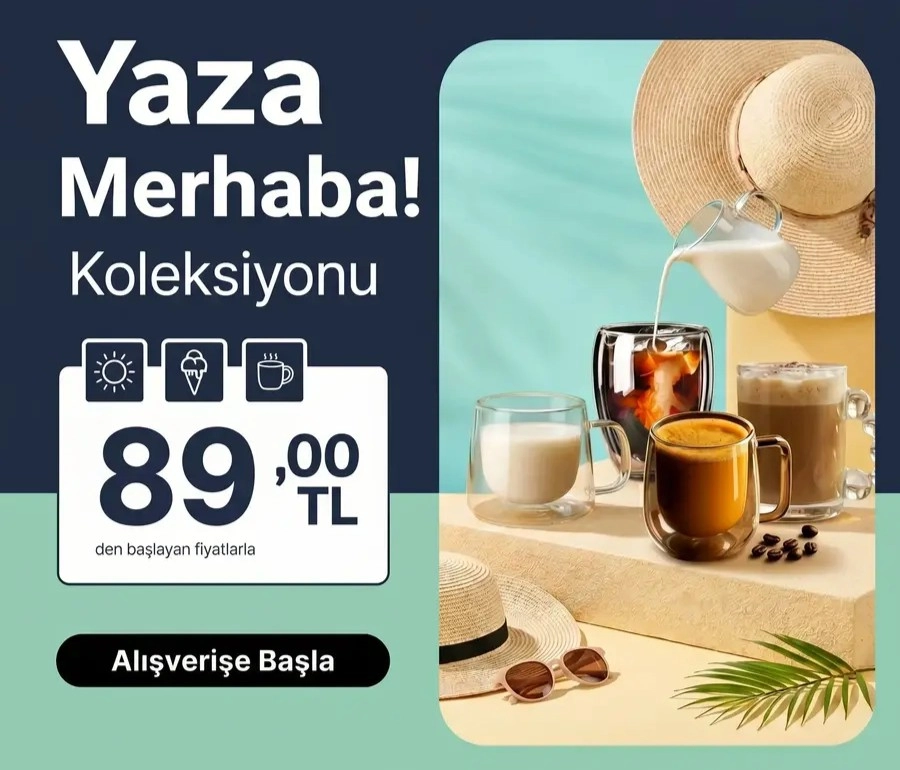 Kupa & Bardaklarda İndirim!