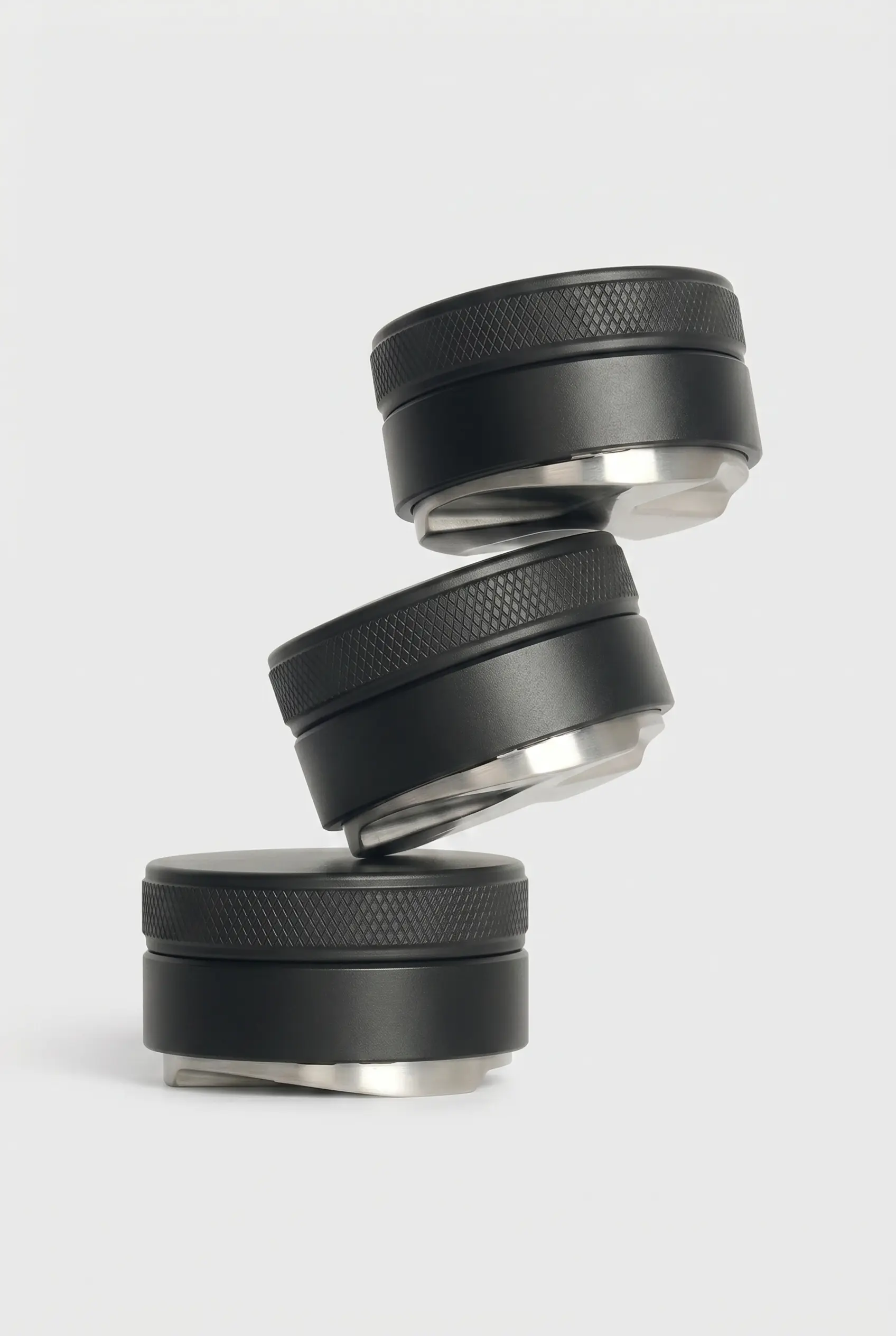 58 mm Makaron Tamper ve Profesyonel Kahve Düzleme Aparatı - Çelik
