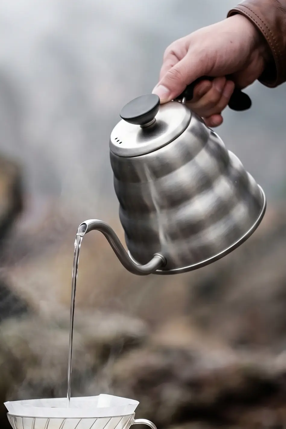 1200 ml Paslanmaz Çelik Barista Kettle - 3. Nesil Kahve Demleme Ekipmanı