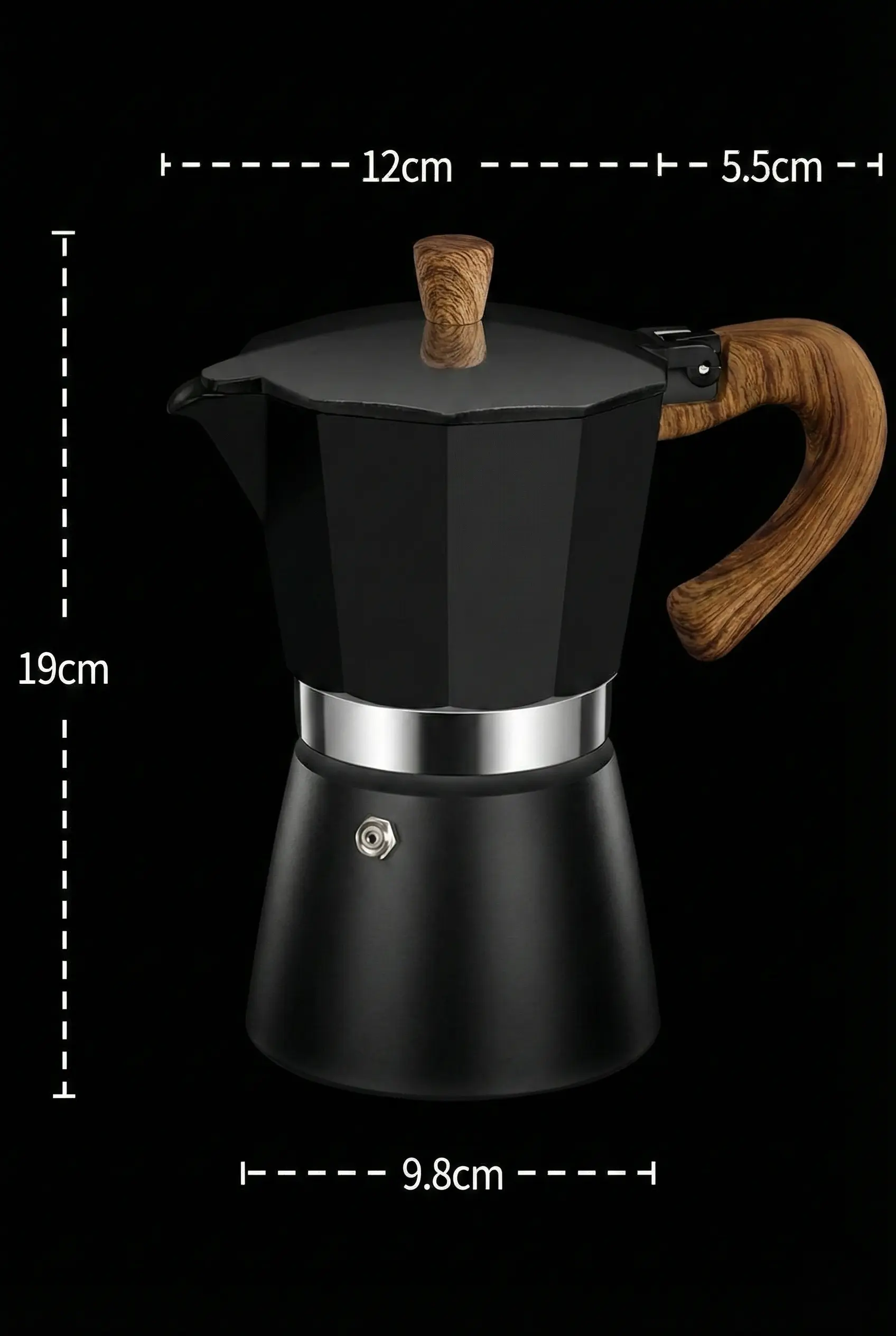6 Fincan Kapasiteli Moka Pot - Ocak Üstü İtalyan Espresso Makinesi