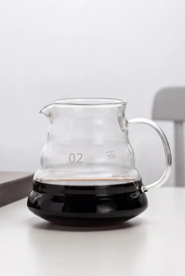 V60 02 Borosilikat Cam Kahve Sürahisi Server 500 ml