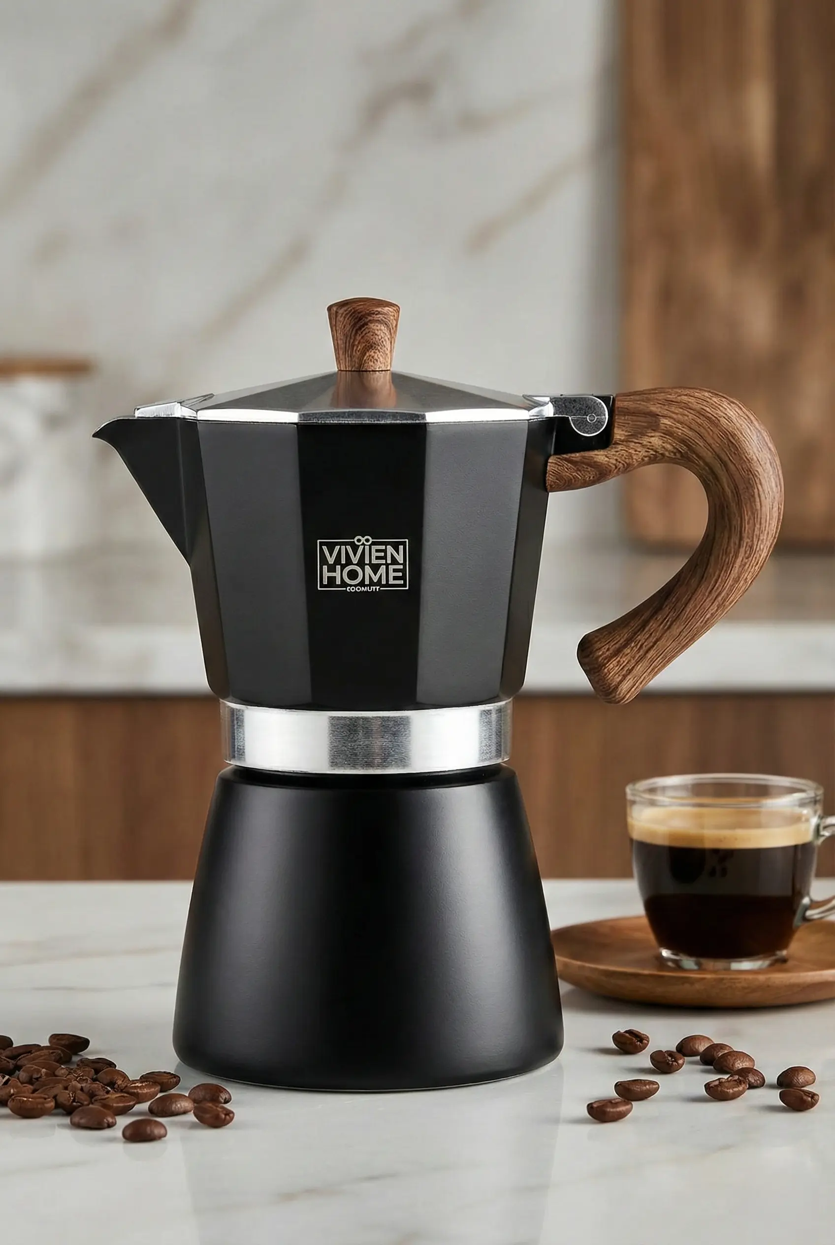 MOKAさん専用　ハブ6個セット 6 Cup Moka Pot Ocak Üstü İtalyan Espresso Makinesi - Vivien Home