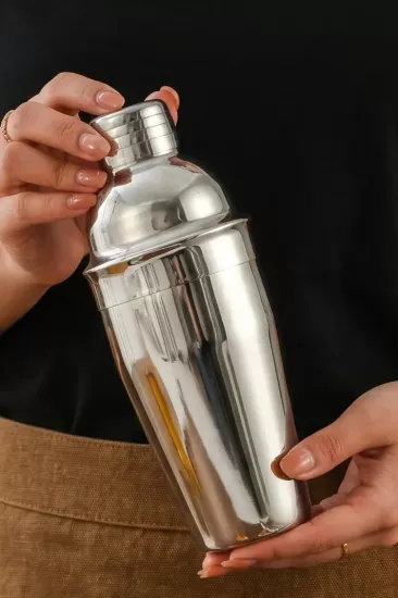 350 ml Paslanmaz Çelik Profesyonel Kokteyl Shaker