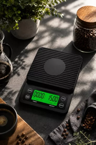 Dijital Mutfak Tartısı 0.1g Hassasiyetli | 5kg LCD Ekranlı Hassas Terazi