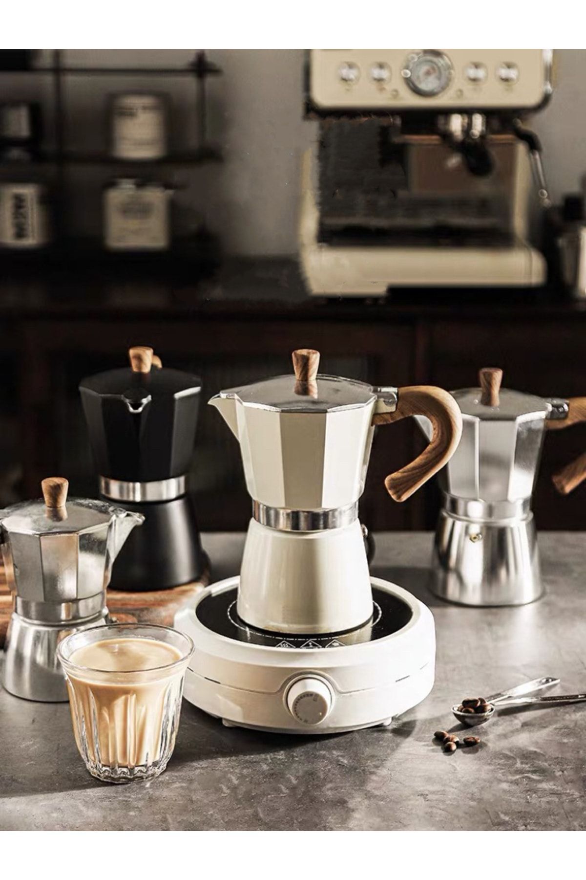 Mokapot 6-cup Coffeehutt Bigg Coffee Kahve Demleme Kahve Ekipmani