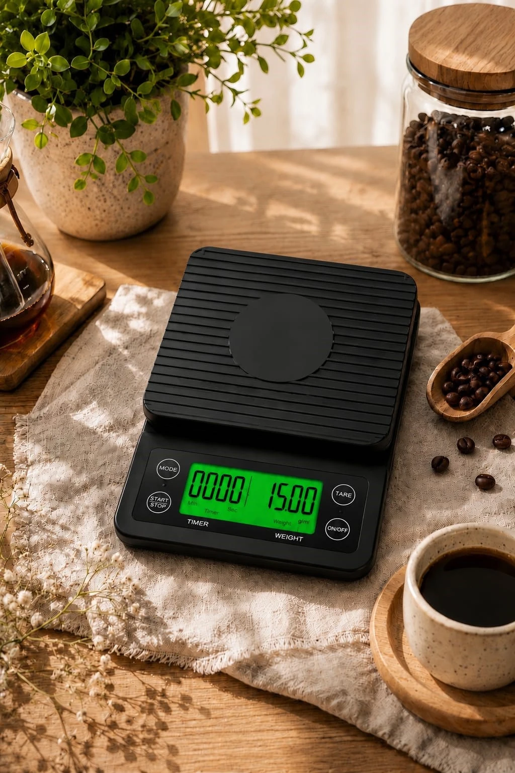 Dijital Mutfak Tartısı 0.1g Hassasiyetli 5kg Kapasiteli LCD Ekranlı 