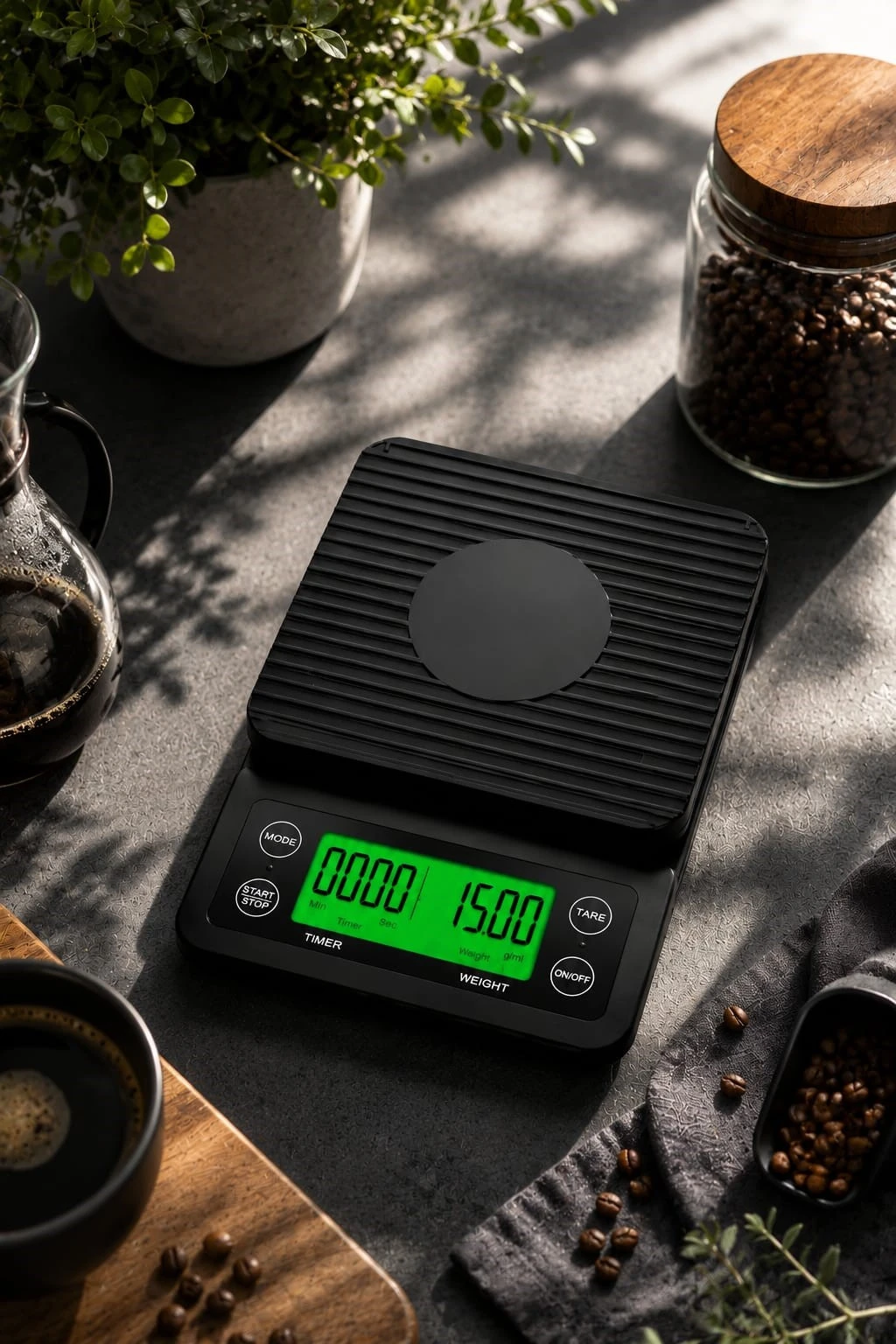 Dijital Mutfak Tartısı 0.1g Hassasiyetli 5kg Kapasiteli LCD Ekranlı 